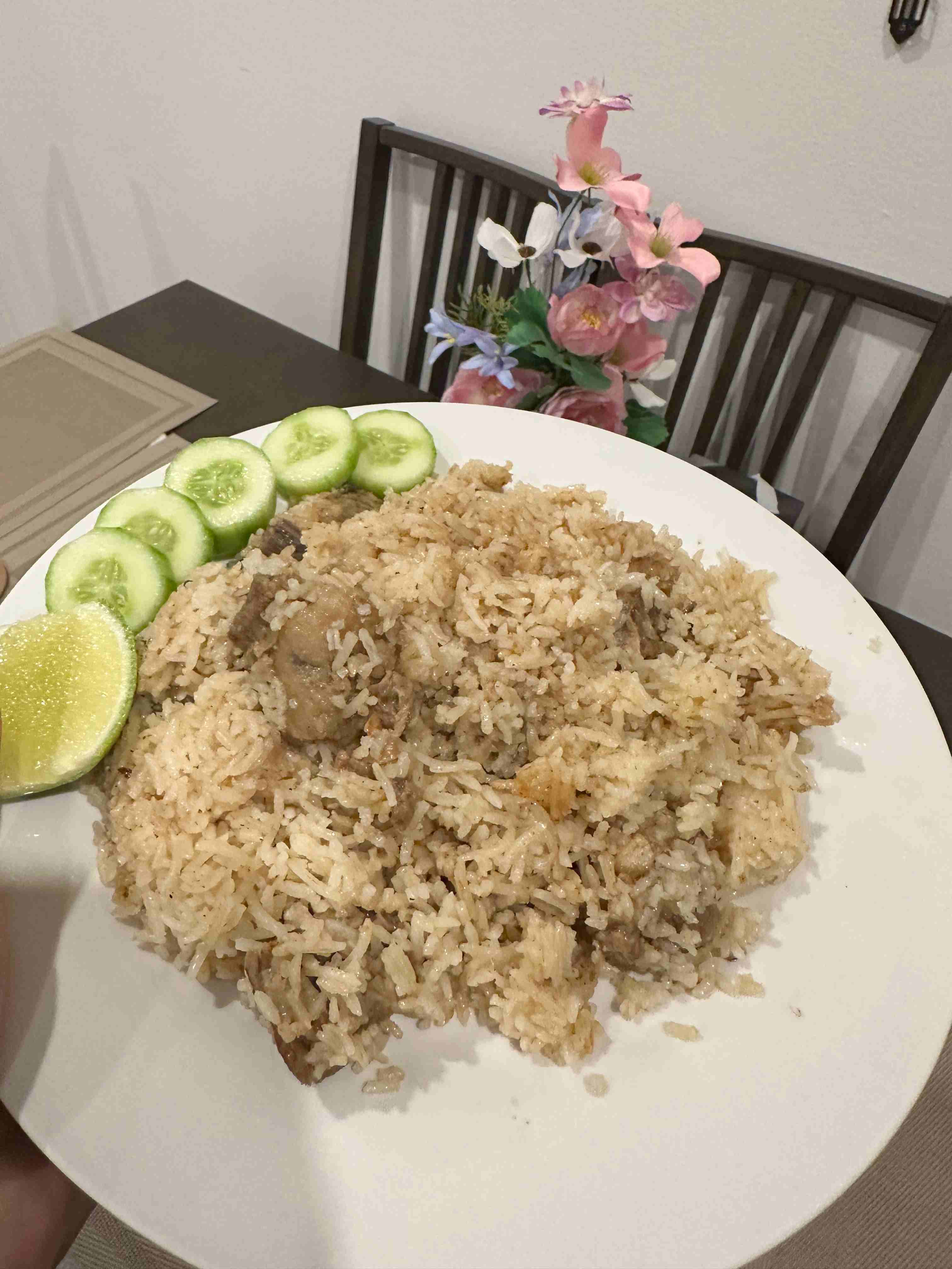 Beef tehari for 1 person
